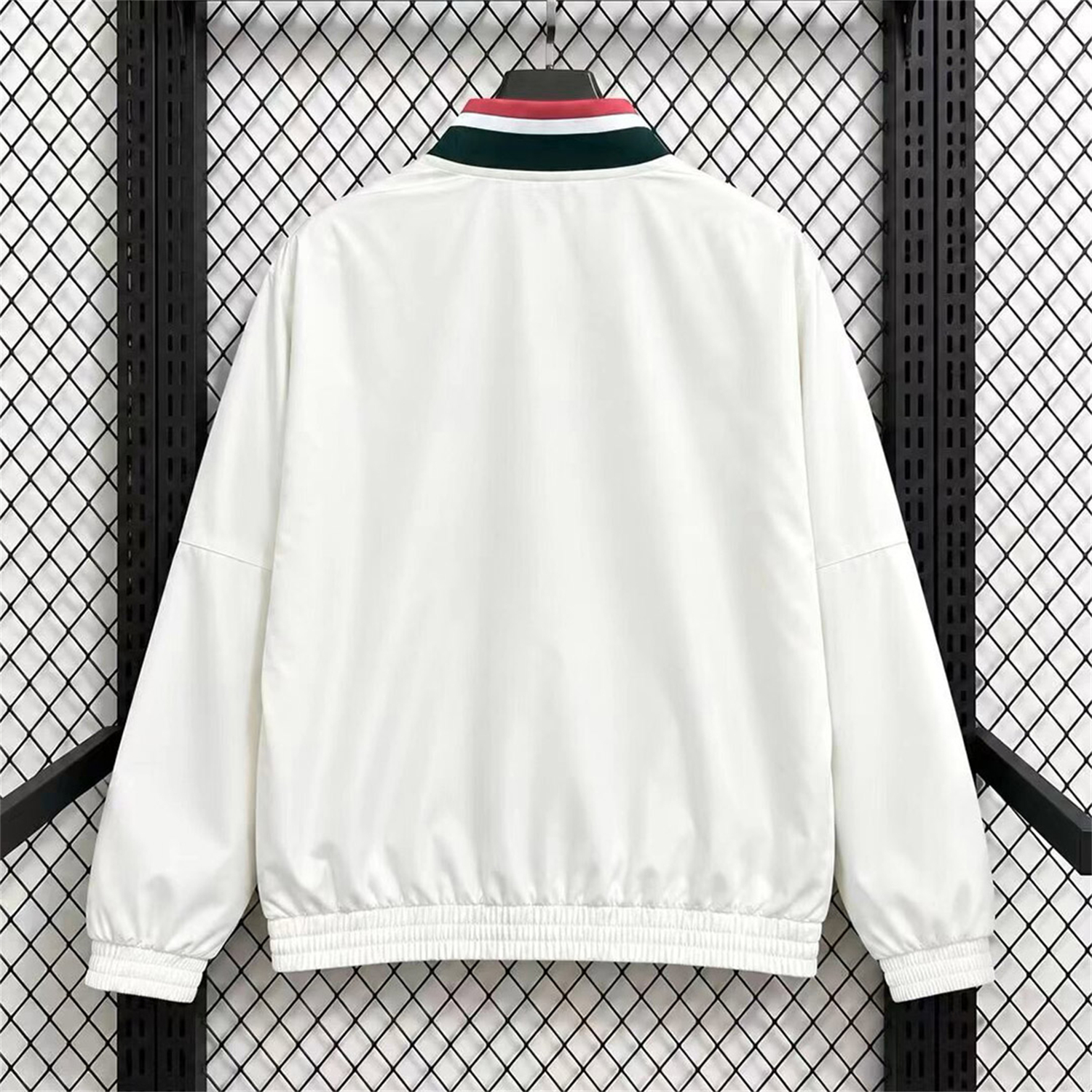 Real Madrid 26-27 Track Windbreaker Jacket - White - UnitedFutballJersey