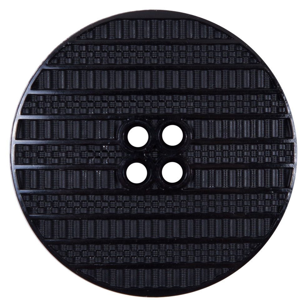 Italian Black Textural Plastic Button - 64L/40.5mm - Joann Fabrics