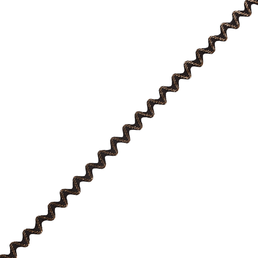 Metallic Dark Copper Ric Rac Trimming - 0.5