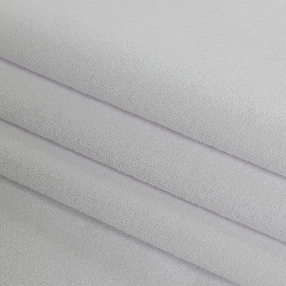 Cotton French Terry Knit - White - Elida Collection - Joann Fabrics