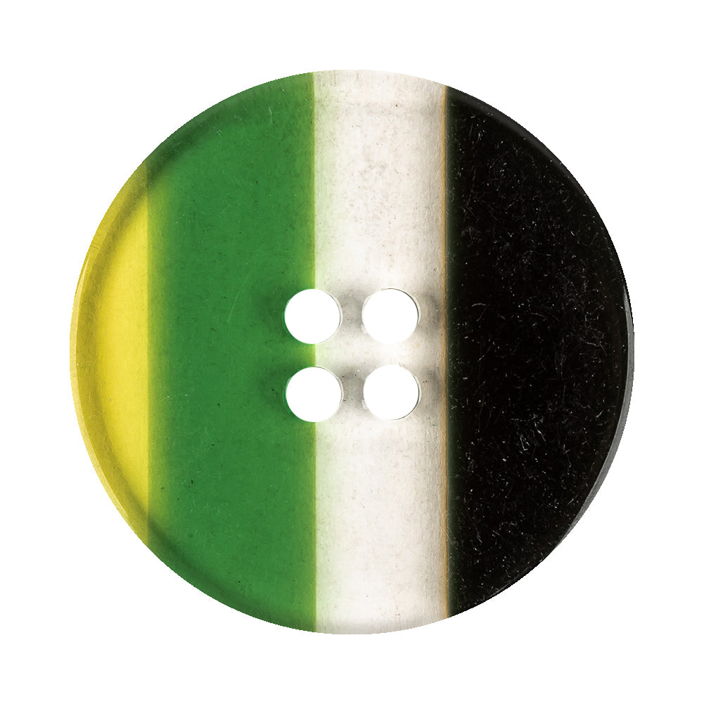 Shamrock Stripes Smooth Top 4-Hole Plastic Button - 54L/34mm - Joann Fabrics