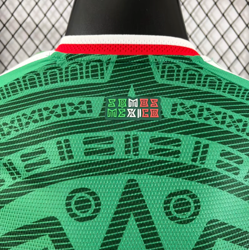2026 Player Version Long Sleeve Mexico Home Football Shirt 1:1 Thai Quality