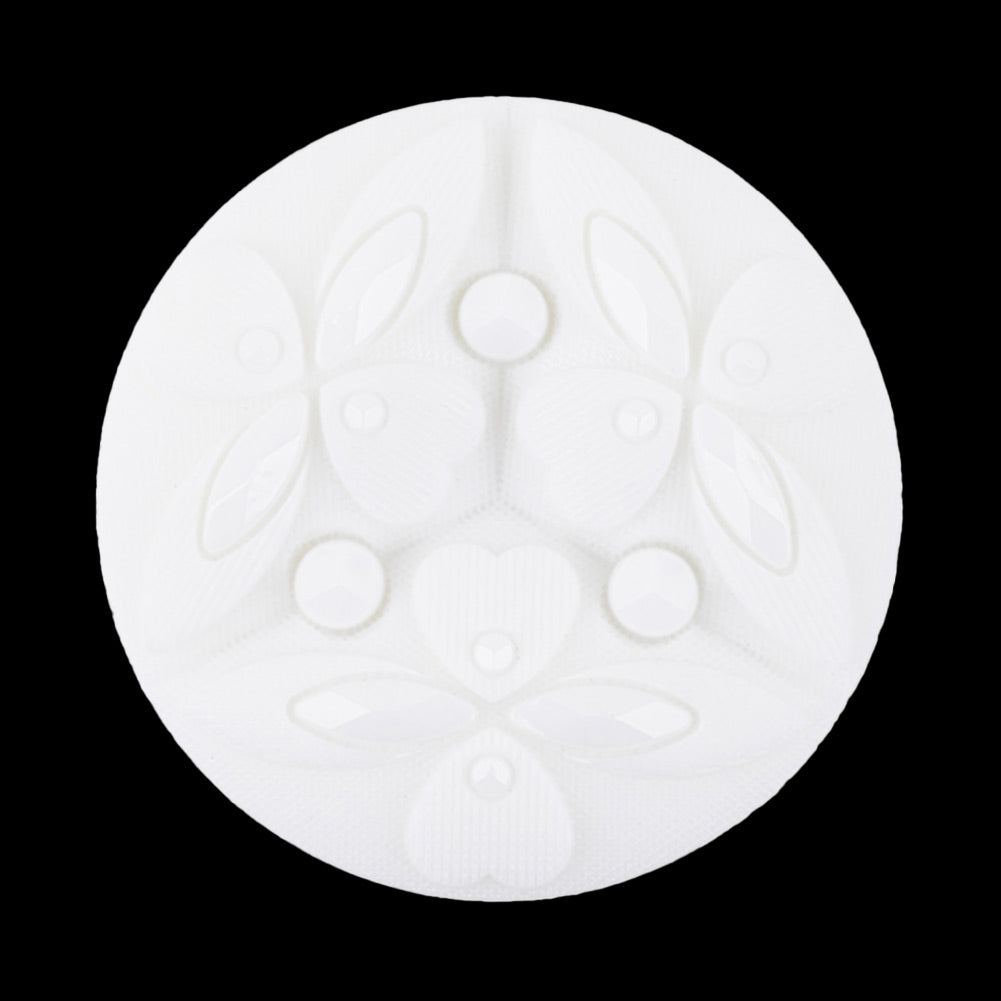 Italian Sugar Swizzle Floral Molded Shank Back Nylon Button - 54L/34mm - Joann Fabrics