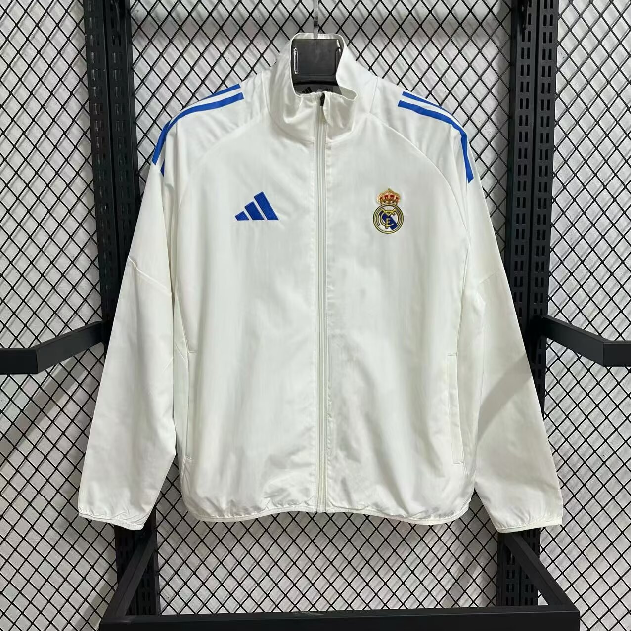 2025/2026 Real Madrid Home Windbreaker Football Jersey 1:1 Thai Quality