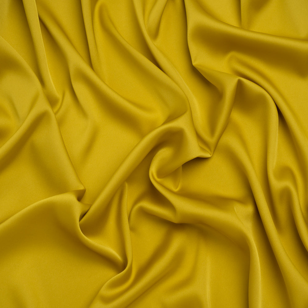 Stretch Polyester Charmeuse - Citron Yellow - Designer Deadstock - Joann Fabrics