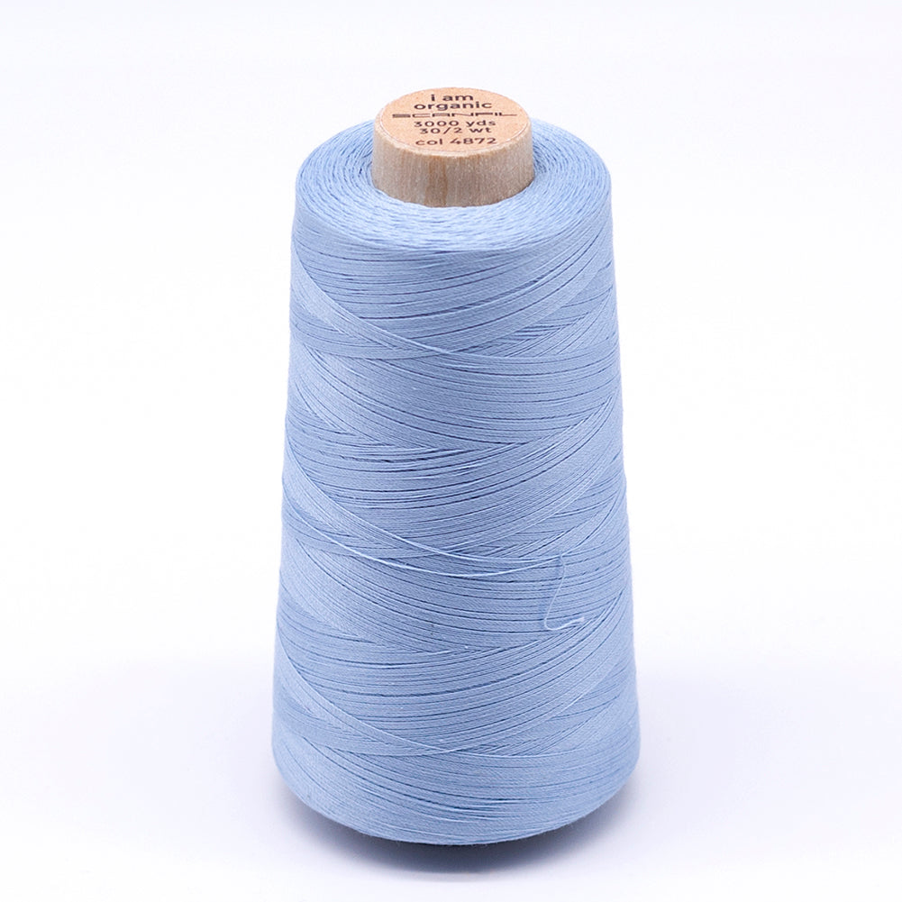 SCANFIL® 30wt Organic Pima Cotton Thread 3000 yd Cone - 4872 Baby Blue - Joann Fabrics