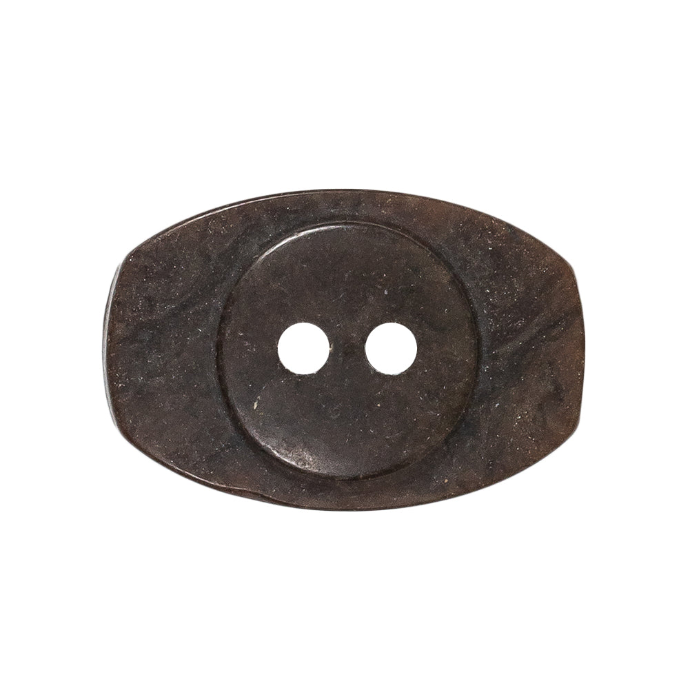 Gray and Brown Wood-Look Oval 2-Hole Plastic Button - 44L/28mm - Joann Fabrics