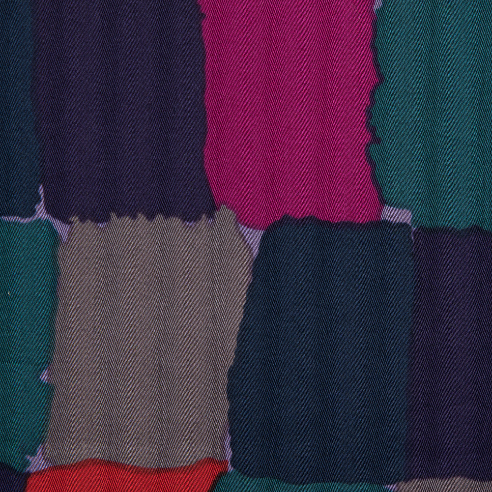 Famous NYC Designer Multicolor Abstract Printed Cotton Dobby Sateen - Joann Fabrics