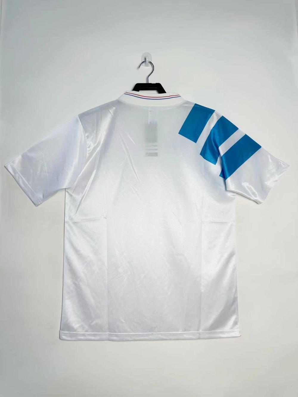 1992-1993 Retro Olympique de Marseille Home Football Jersey 1:1 Thai Quality