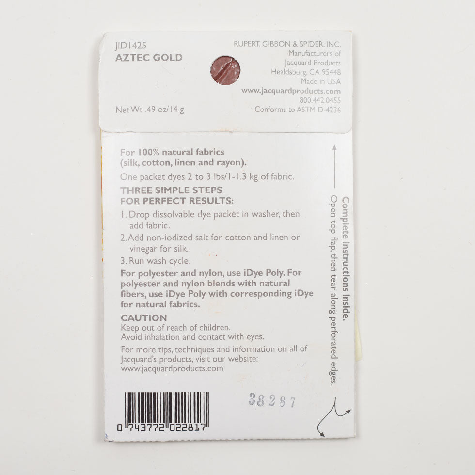 Jacquard iDye for Natural Fabrics - 425 Aztec Gold - Joann Fabrics