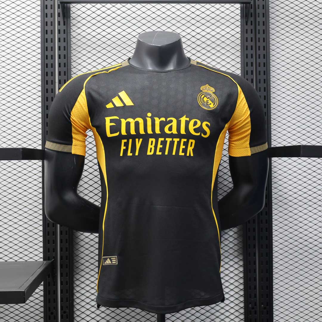 2025/2026 Player Version Real Madrid Special Edition Black and Gold Football Jersey 1:1 Thai quality
