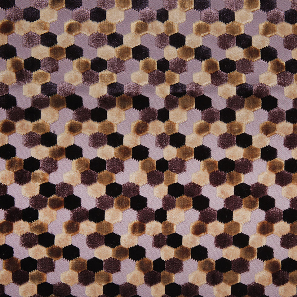 Gold Laser-Cut Geometric Polyester Velvet - Joann Fabrics