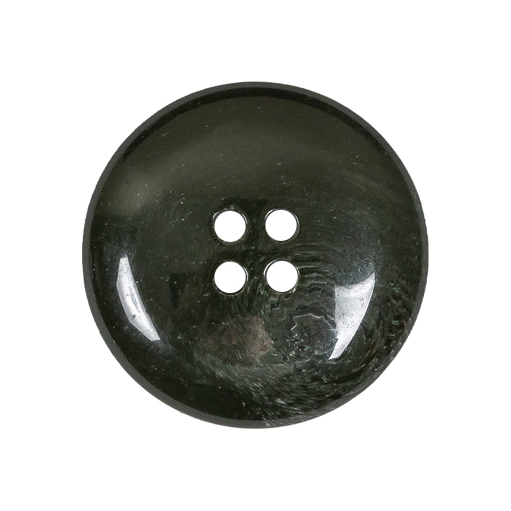 Dark Green Chunky Rolled Rim 4-Hole Plastic Button - 42L/27mm - Joann Fabrics