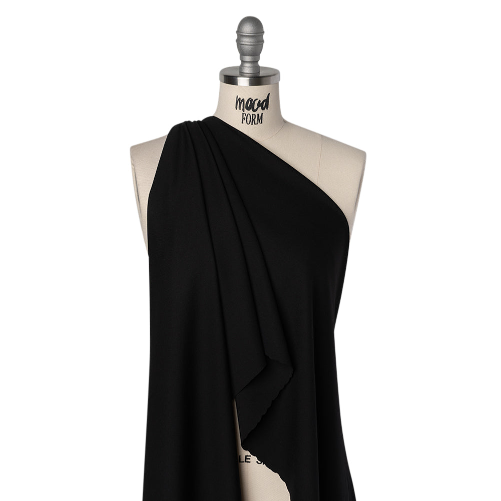Lightweight Stretch Ponte Knit - Black - Hesperia Collection - Joann Fabrics
