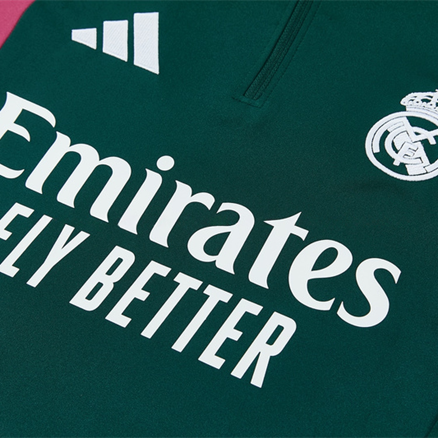Real Madrid 26-27 Kids Long Sleeve Training Set - Dark Green Top & Dark Green Pants - UnitedFutballJersey