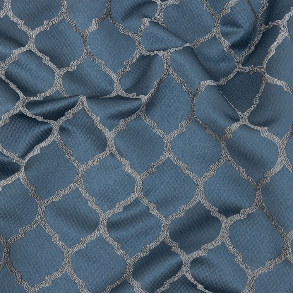 Satin-Faced Jacquard - Danube Moroccan Quatrefoil - British Imported - Joann Fabrics