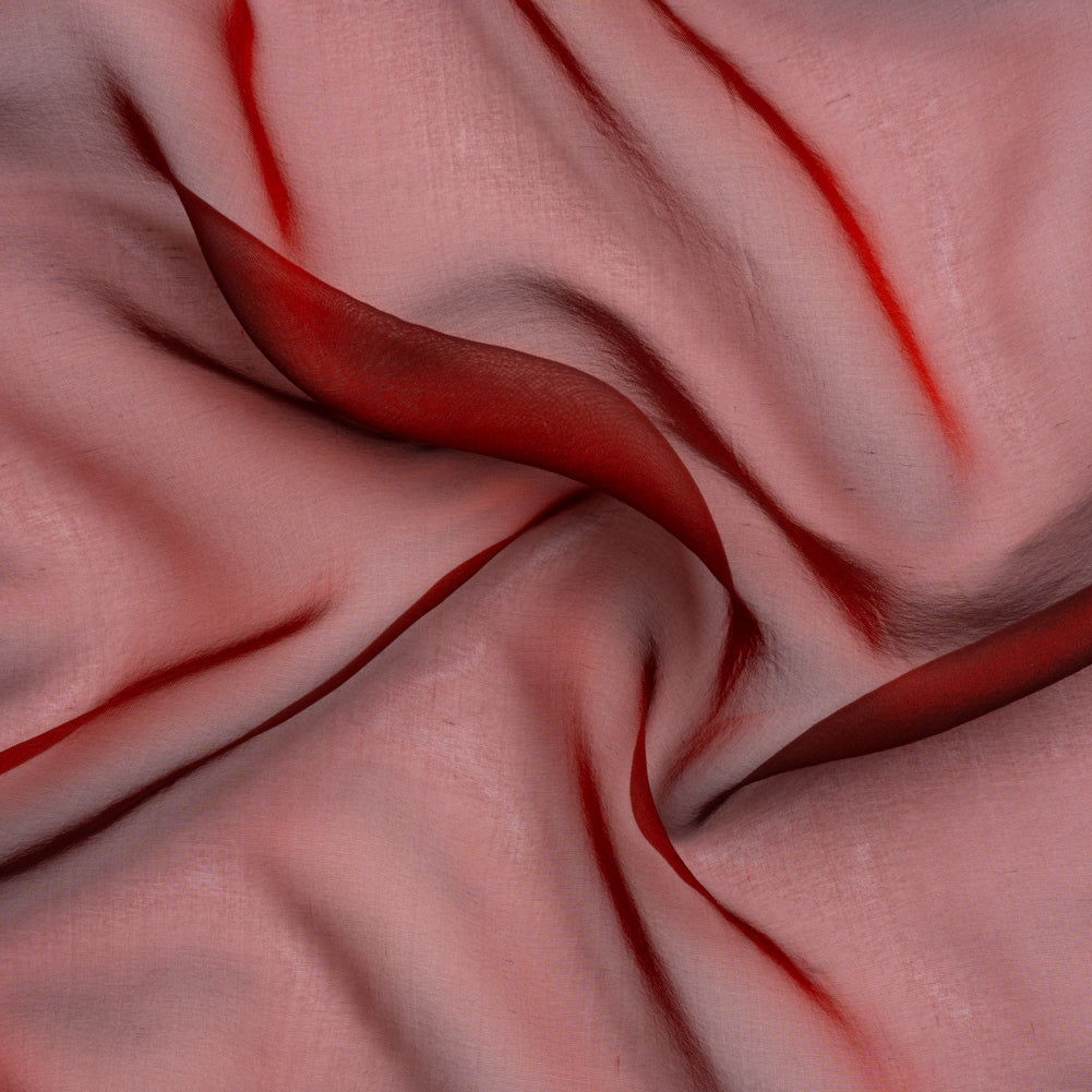 Chiffon-Like Silk Voile - Red and Black Iridescent - Adelaide Collection - Joann Fabrics