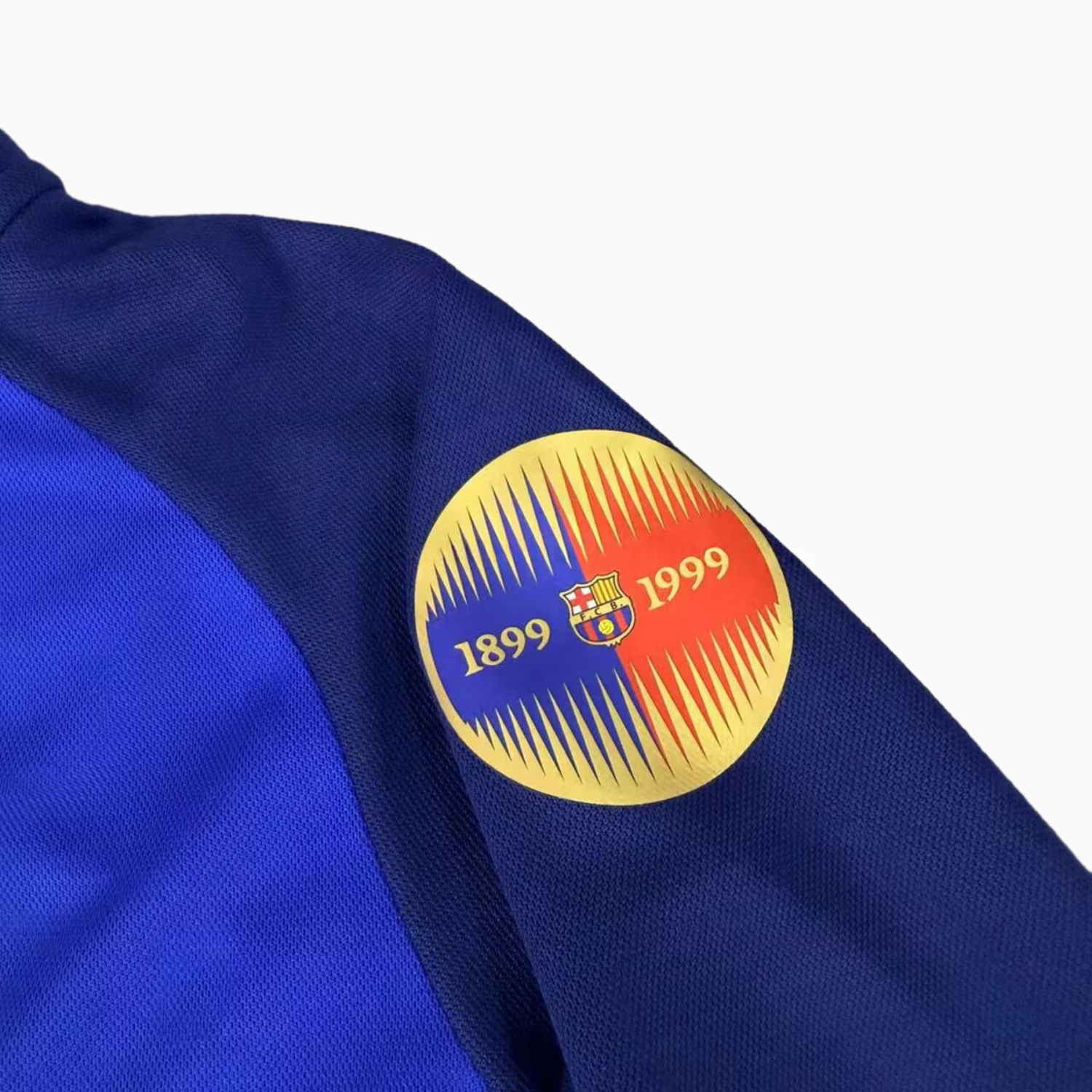 Retro Barcelona 99-00 Home 100th anniversary Long Sleeves Kids Kit - UnitedFutballJersey