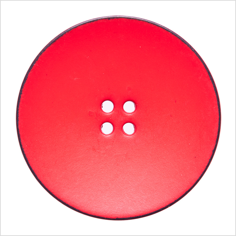 Italian Red 4-Hole Plastic Button - 54L/34mm - Joann Fabrics