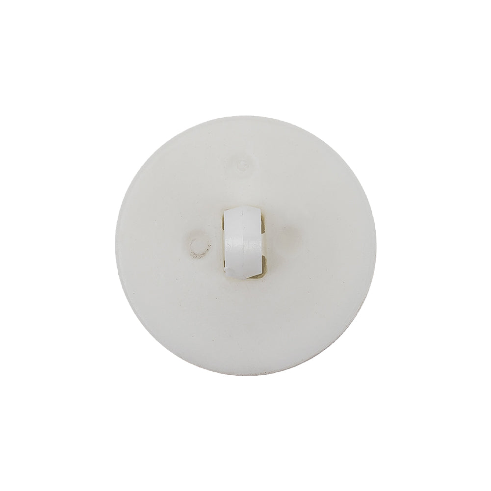 Italian Milk White Circle in a Circle Plastic Coat Button - 36L/23mm - Joann Fabrics