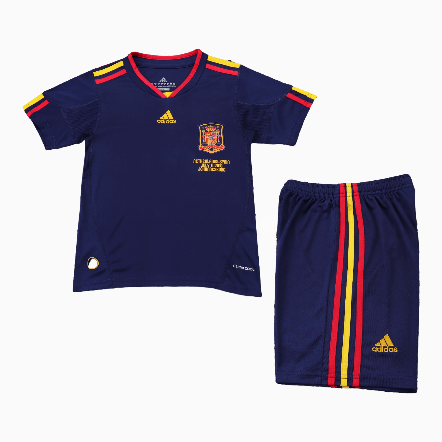 Retro Spain 2010 Away Kids Kit - UnitedFutballJersey