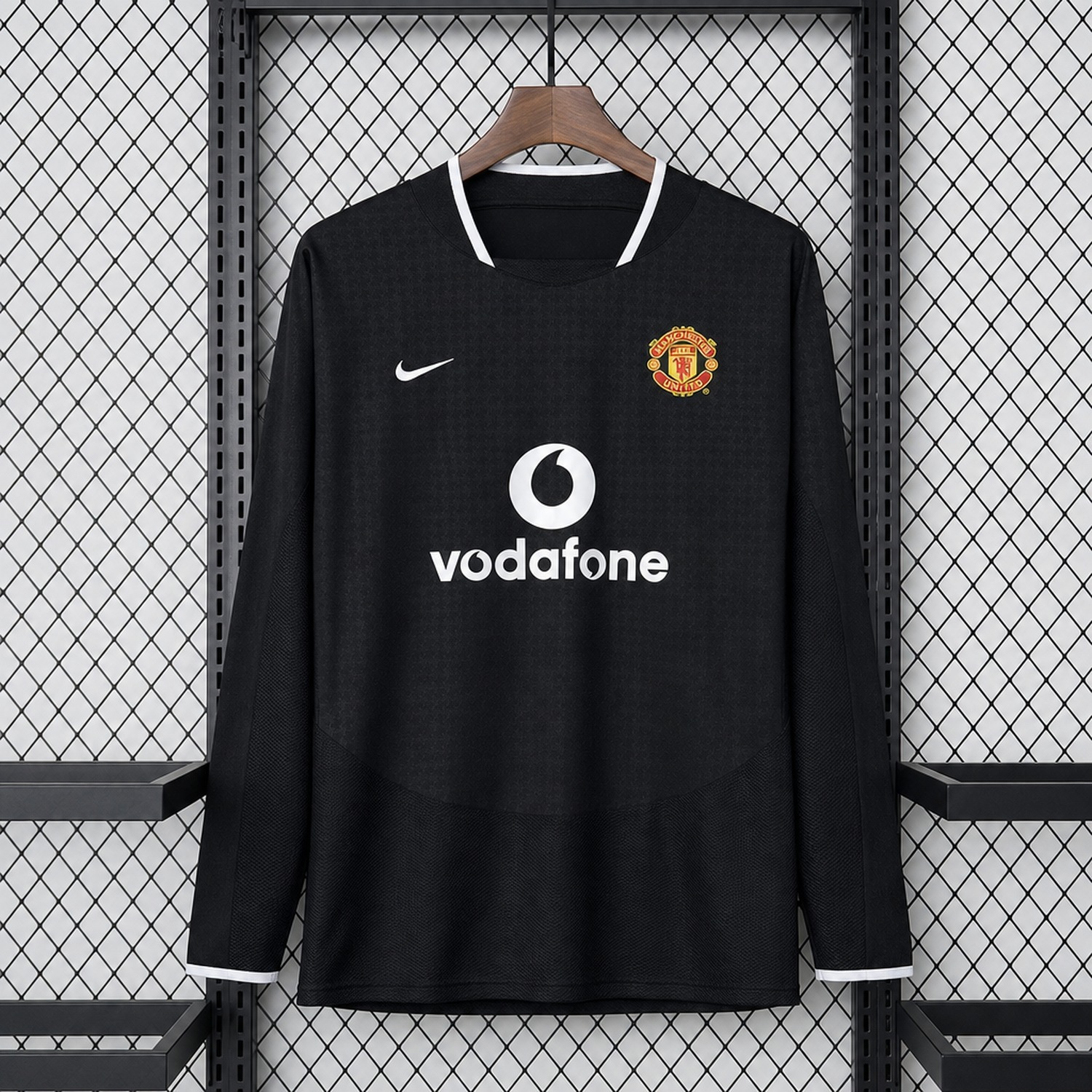 Retro Manchester United 2003-04 Away Long Sleeves Jersey - UnitedFutballJersey