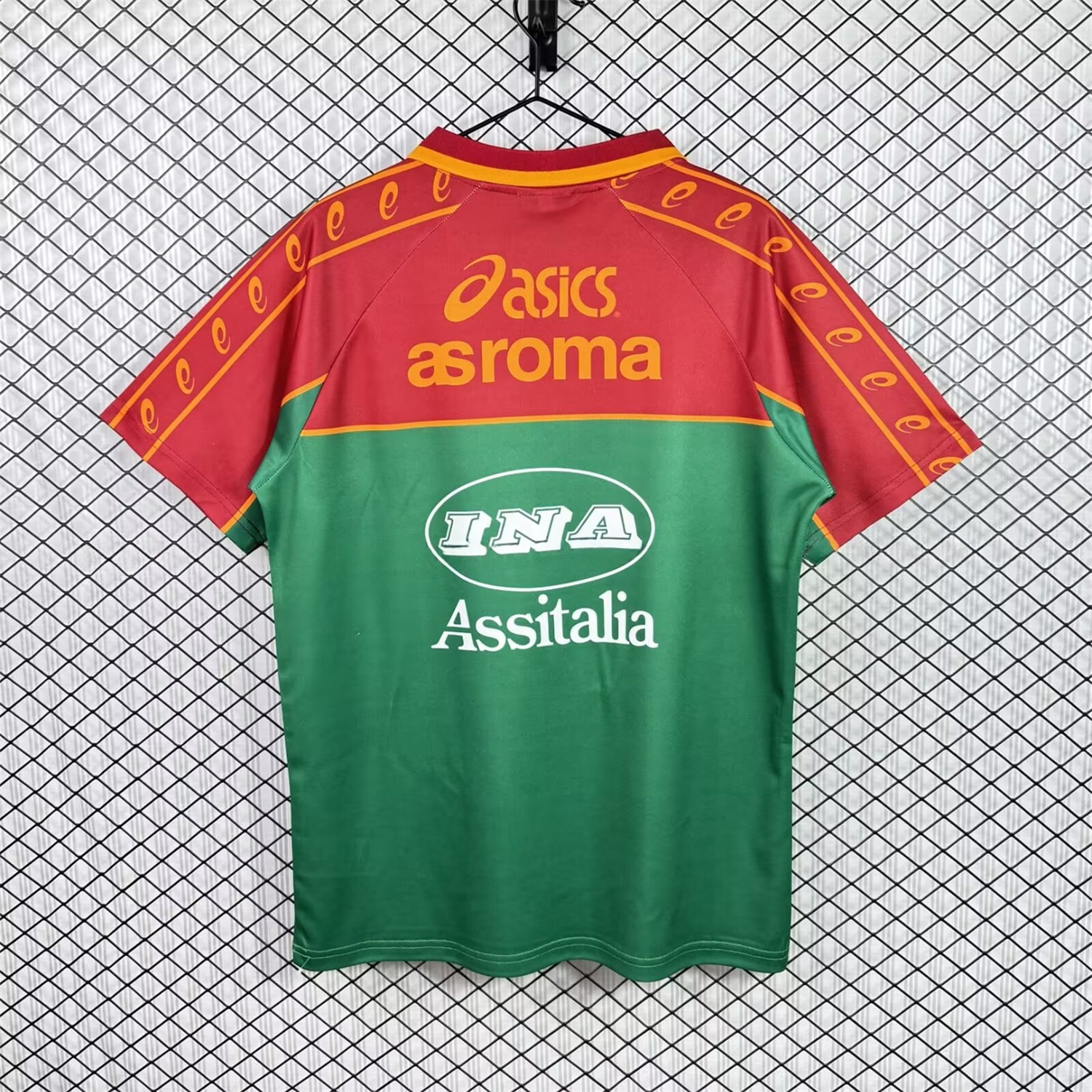 Retro Roma 1995-96 Pre-Match Training Jersey - UnitedFutballJersey