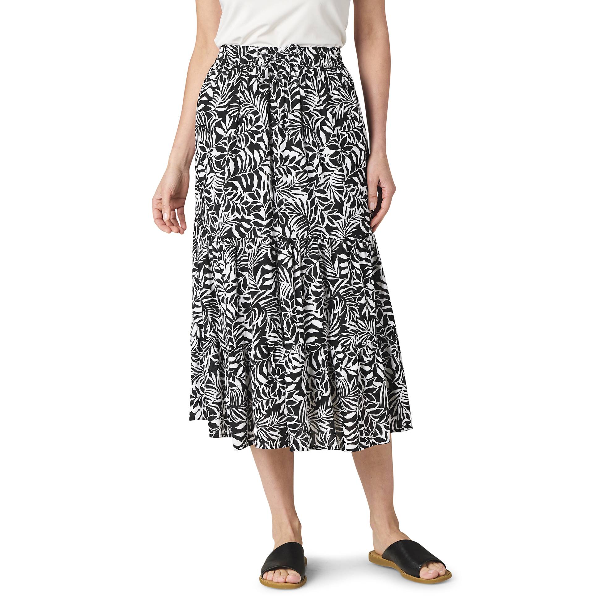Crinkle Rayon Bi Color Skirt - Northstyle Catalog