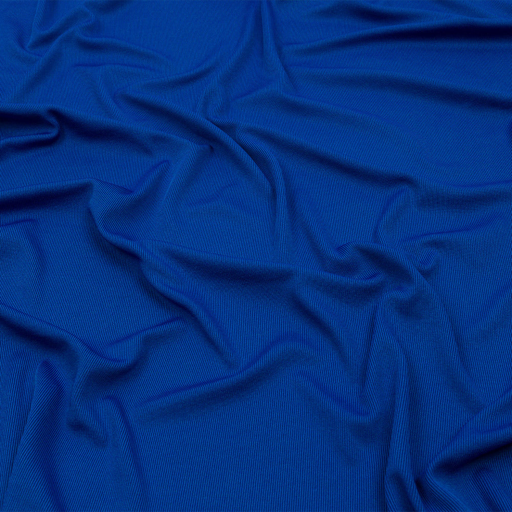Metro Blue Stretch Polyester 1x1 Rib Knit - Joann Fabrics