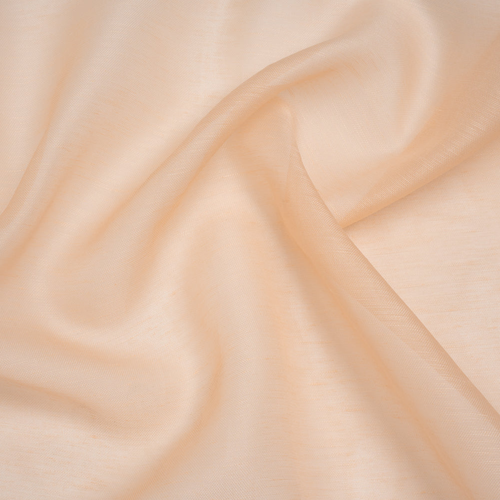 Linen and Silk Scrim - Light Peach - Famous Australian Designer Deadstock - Joann Fabrics