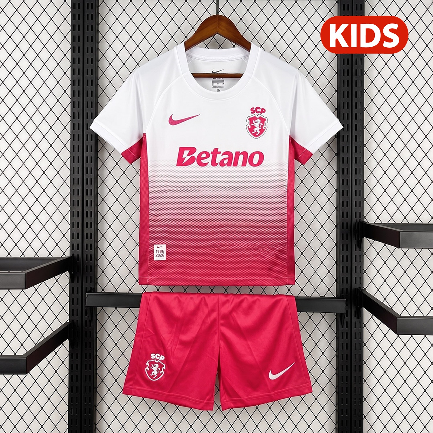 Sporting CP Lisbon 26-27 Pink Special Kids Kit - UnitedFutballJersey