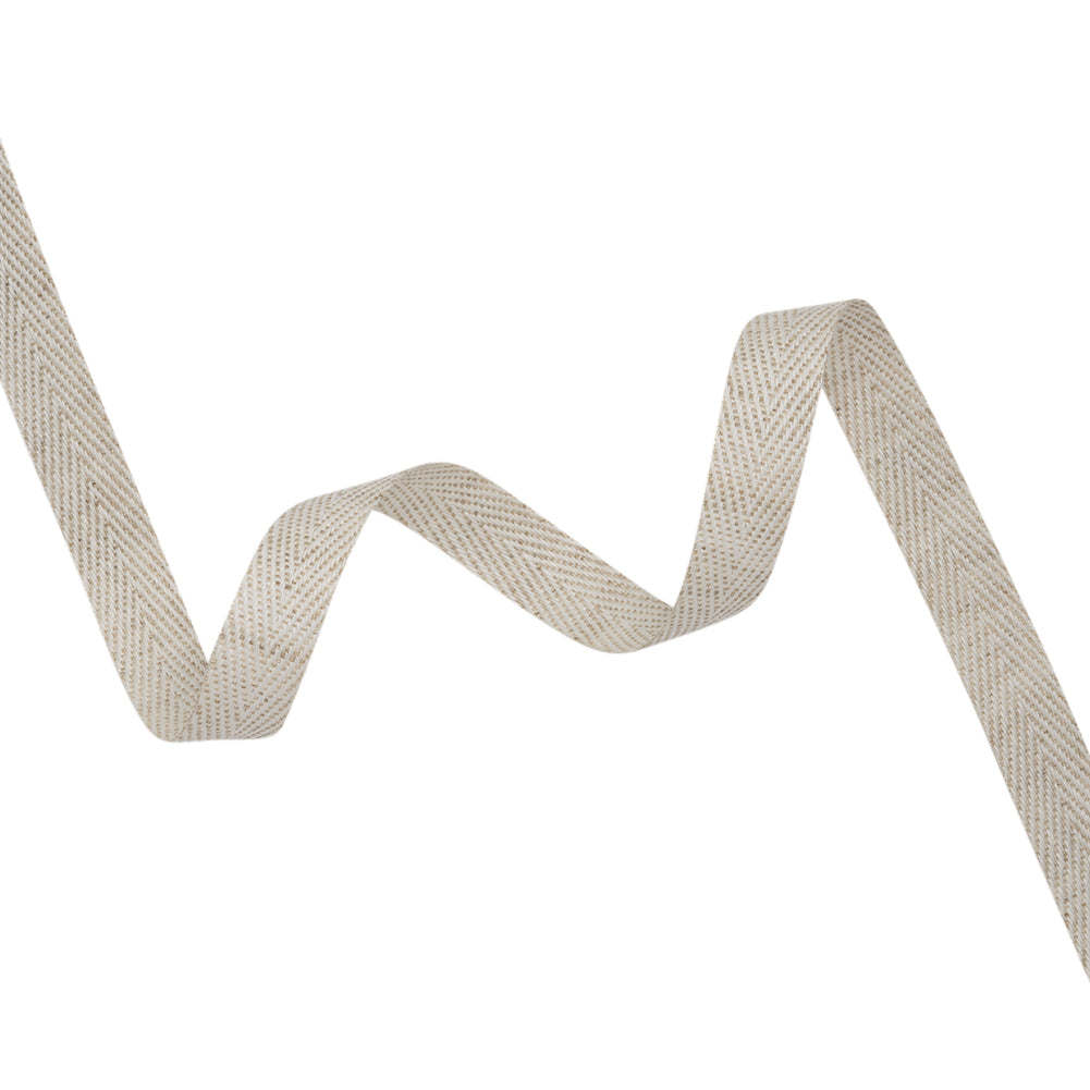 Linen Blend Twill Tape Made in Italy - 15mm - Oatmeal - Joann Fabrics