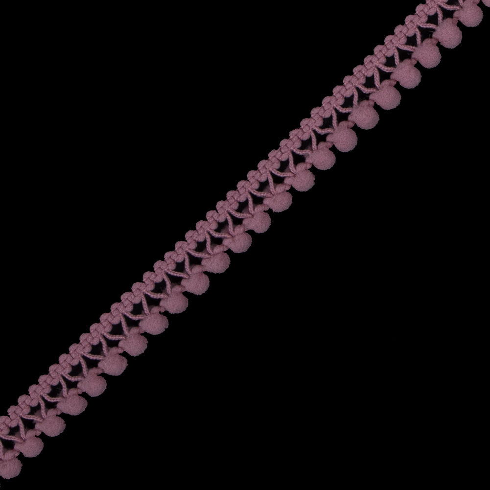 European Dusty Rose Single Row Mini Pom Pom Trim - Joann Fabrics