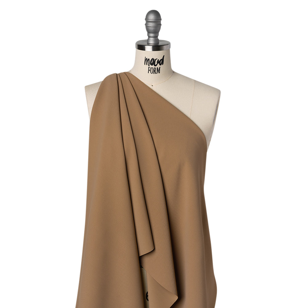 Soft Lightweight Polyester Gabardine - Tan - Stefanie Collection - Joann Fabrics