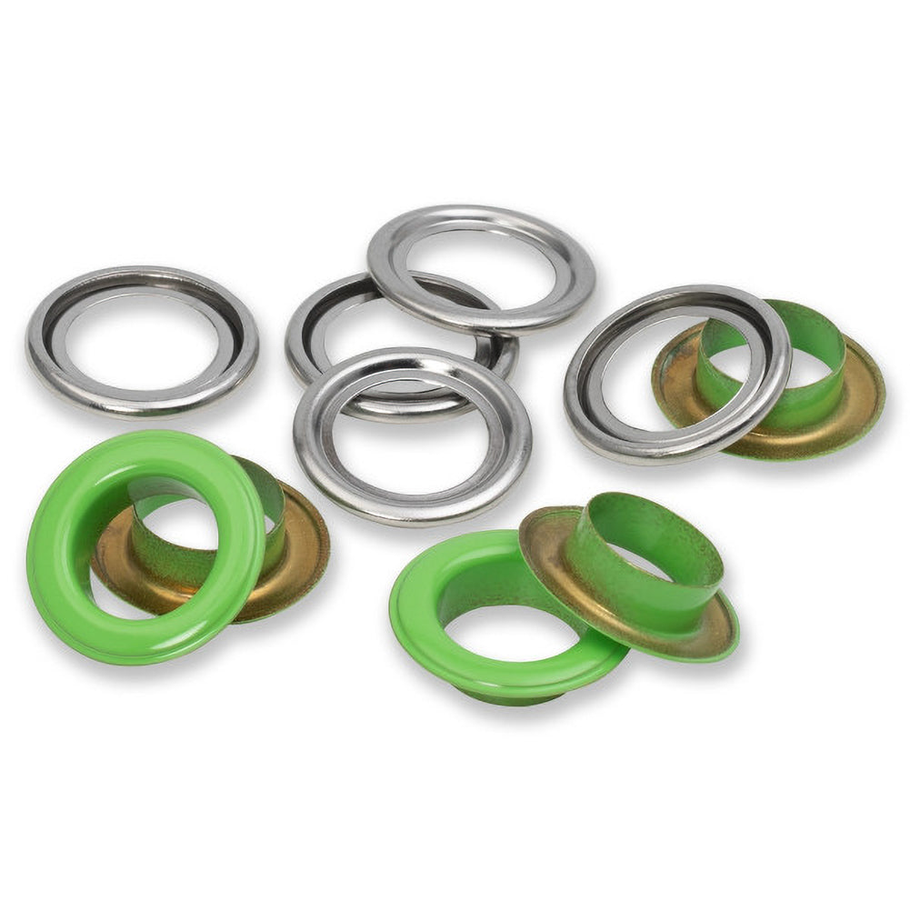 Prym Eyelets with Washers - Light Green 14mm - 15pc - Joann Fabrics