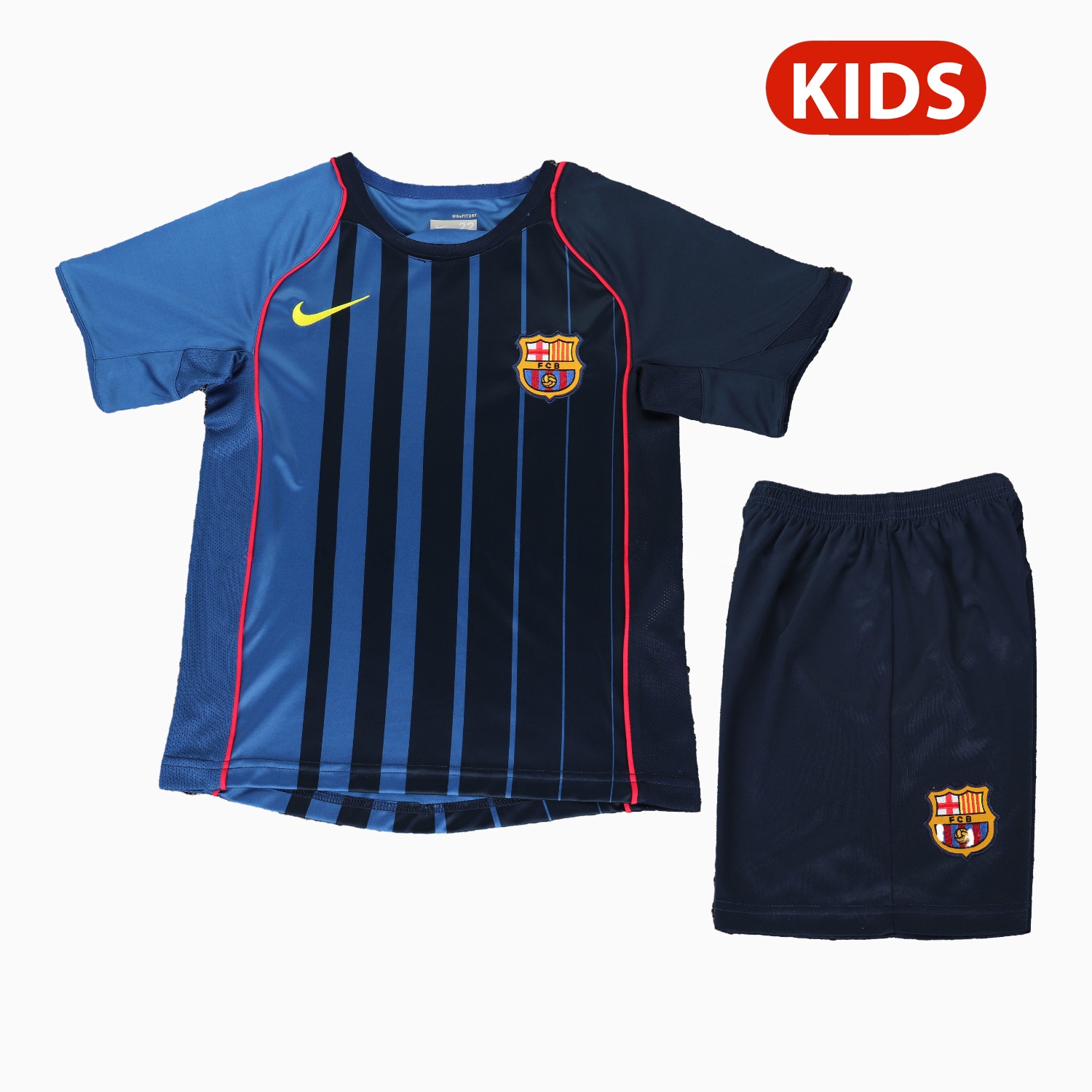 Retro Barcelona 2004-05 Away Kids Kit - UnitedFutballJersey