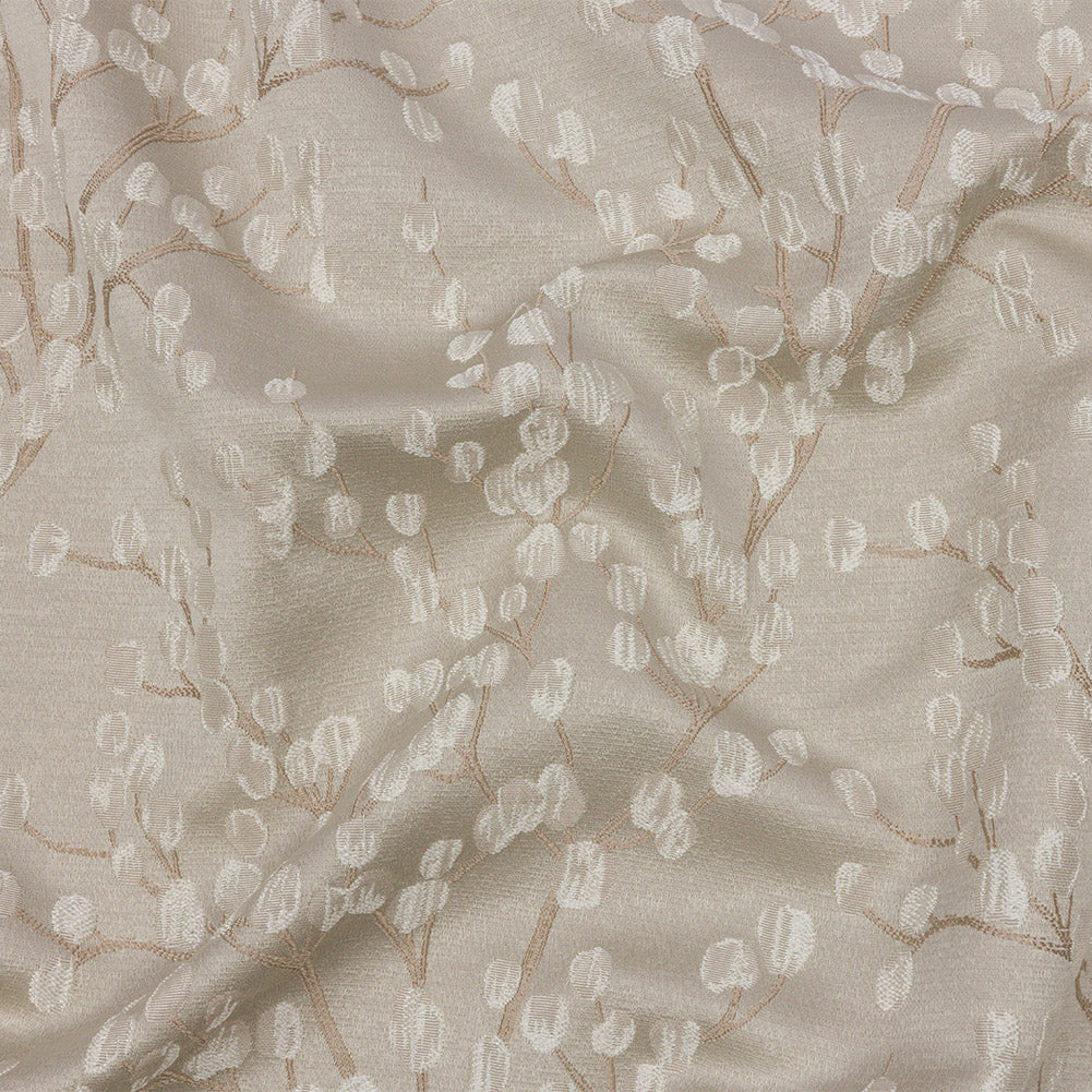 Drapery Jacquard - Sesame Prairie Willow - British Imported - Joann Fabrics