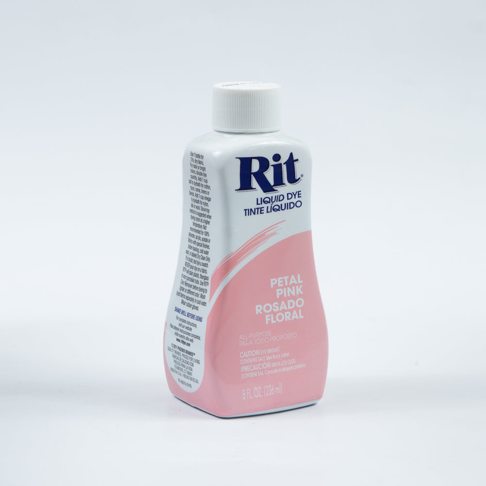 Rit All-Purpose Liquid Fabric Dye - Petal Pink - 8oz Bottle - Joann Fabrics