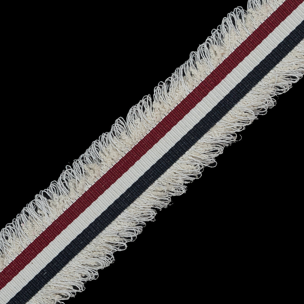 Italian Red, White and Blue Woven Trim - 1.25