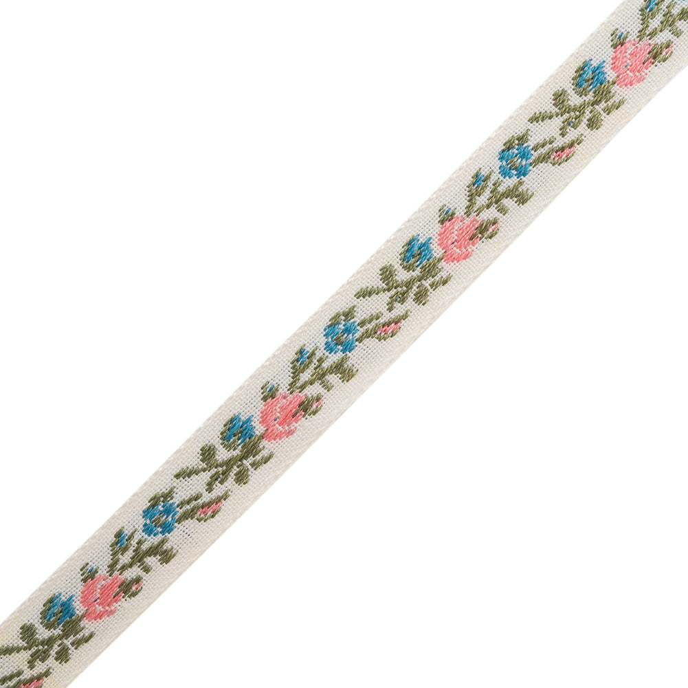 Cotton Jacquard Ribbon - 0.375