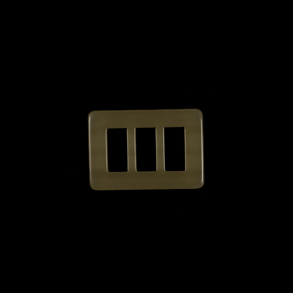 Dark Gold Rectangular Plastic Buckle - 1.5