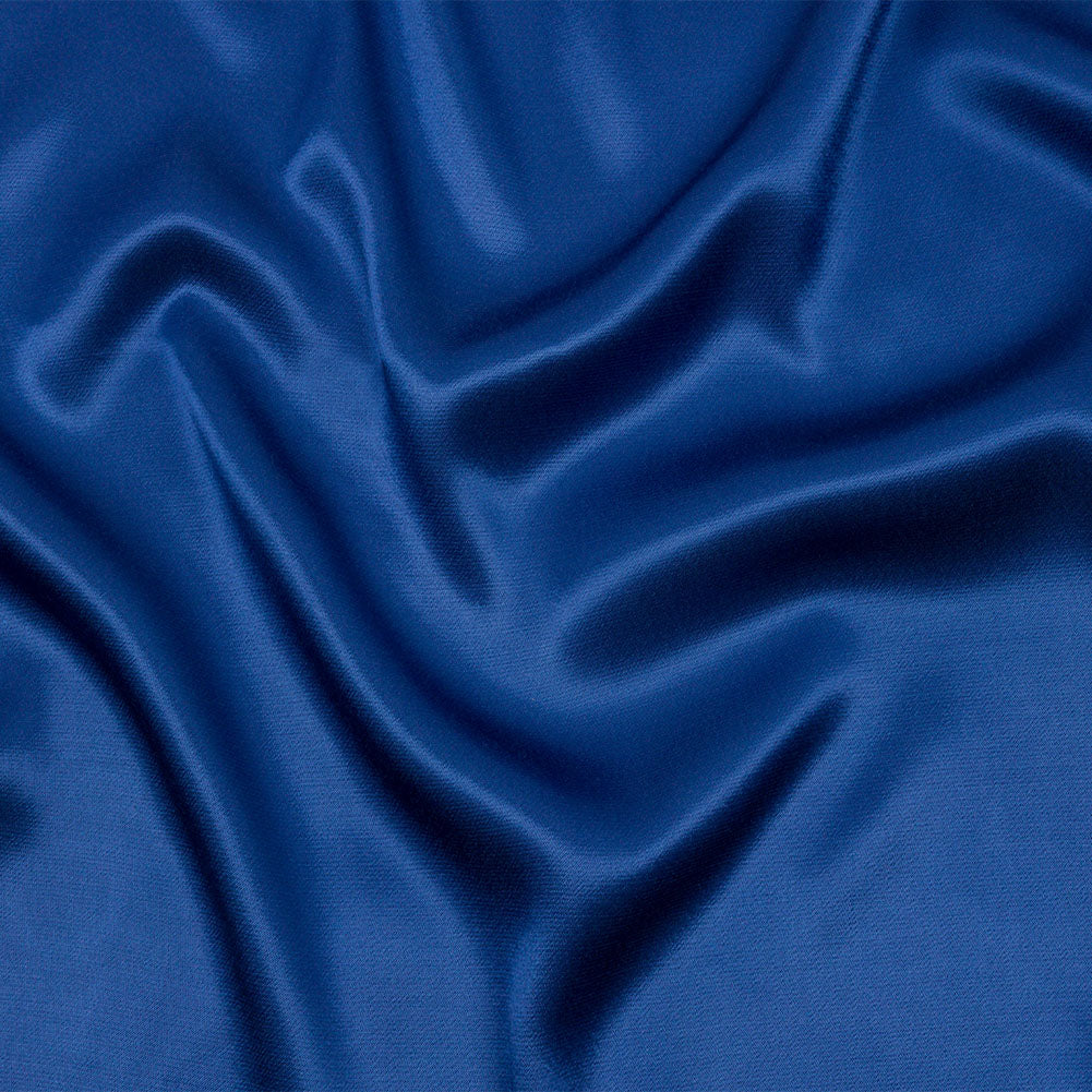 Sustainable Viscose Fluid Satin - Cobalt Blue - Mood Exclusive Elliana Collection - Joann Fabrics