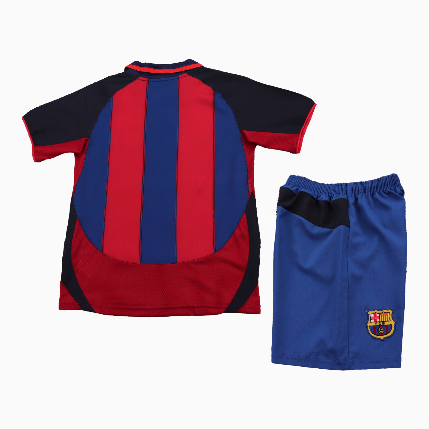 Retro Barcelona 2003-04 Home Kids Kit - UnitedFutballJersey