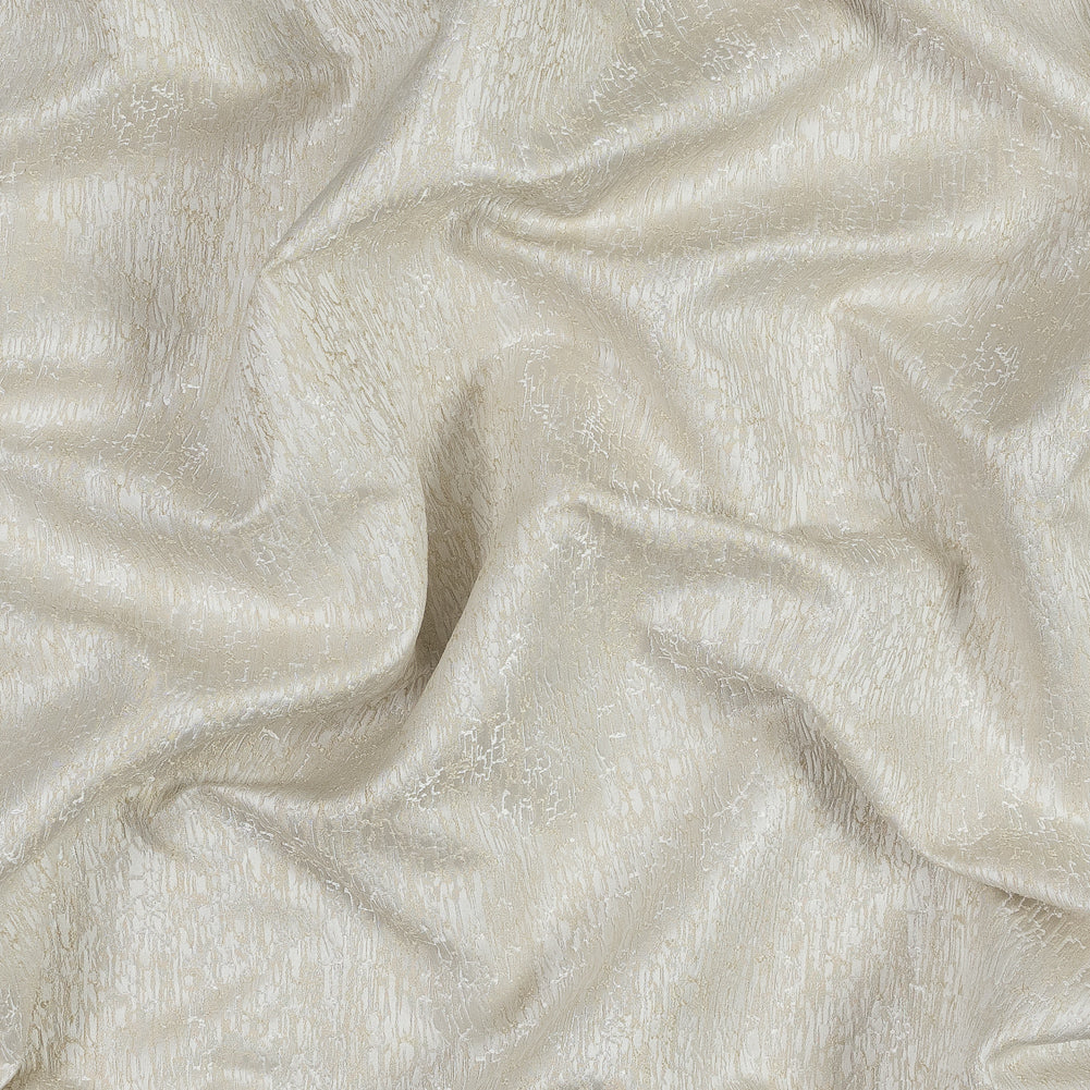 Satin-Face Jacquard - Champagne Crackle - British Imported - Joann Fabrics