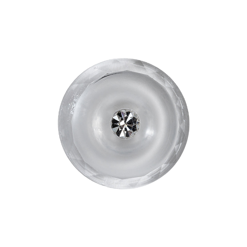 Crystal Half Matte Glass Button - 36L/23mm - Joann Fabrics