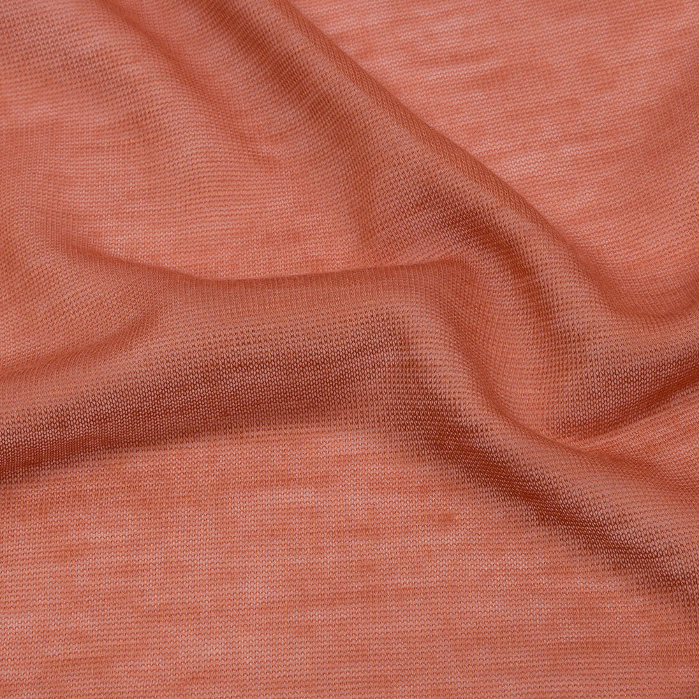 Famous Designer Dusty Orange Featherweight Viscose and Cotton Jersey - Joann Fabrics