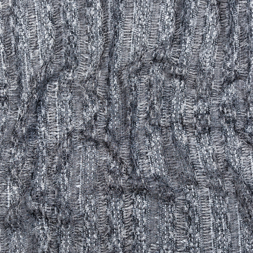 Black, White and Metallic Silver Fringe Lace - Joann Fabrics