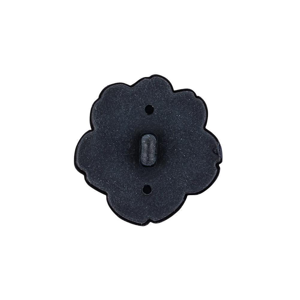 Italian Navy Flower Shank Back Button - 36L/23mm - Joann Fabrics
