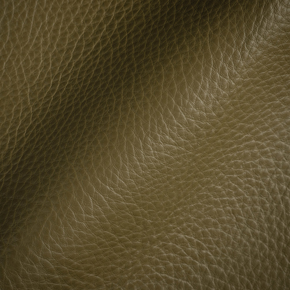 Paloma Italian Olive Semi-Aniline Natural Pebble Top Grain Performance Cow Leather Hide - Joann Fabrics