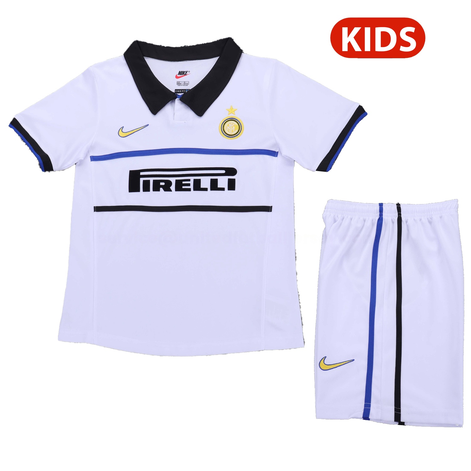 Retro Inter Milan 1998-99 Away Kids Kit - UnitedFutballJersey